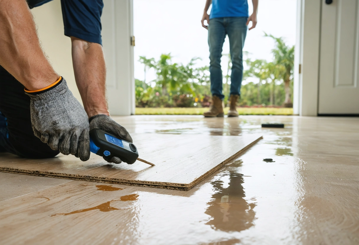 Tile flooring in a bright Florida living room